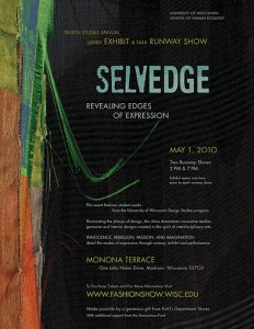 Selvedge Fashion Runway Show. May 1, 2010.