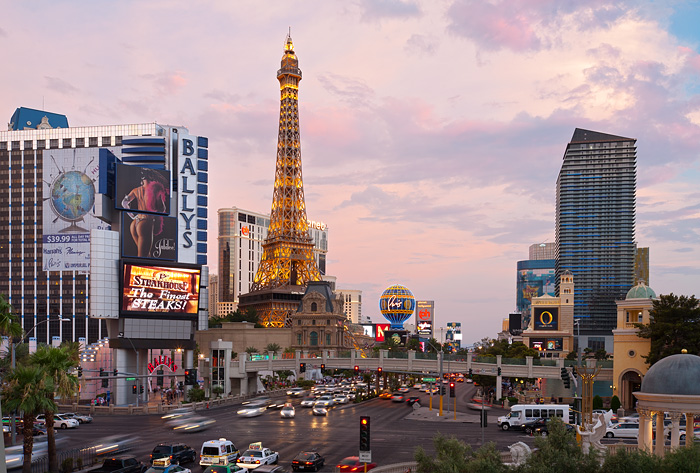 Las Vegas twilight photograph
