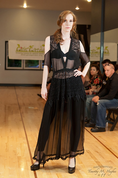 Runway model in Gypsy Couture