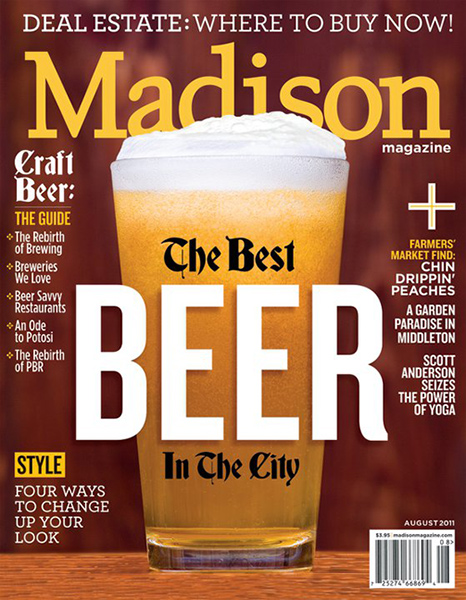 magazine cover photo by Madison photographer Timothy Hughes