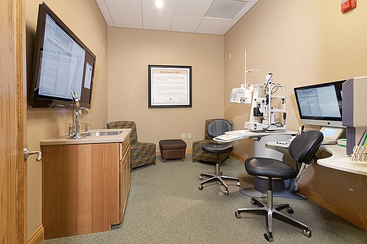 Medical exam room photography in Middleton, Wisconsin.