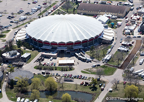 Dane County Coliseum, Alliant Energy Center of Dane County aerial photo
