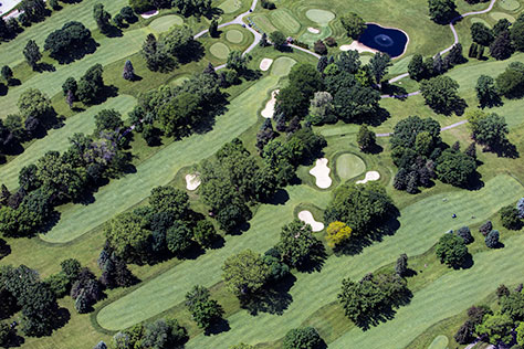 Aerial view of Blackhawk Country Club