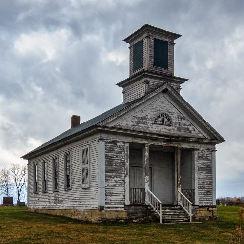 Old church and graveyard