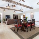 Residential interior photography of dining room