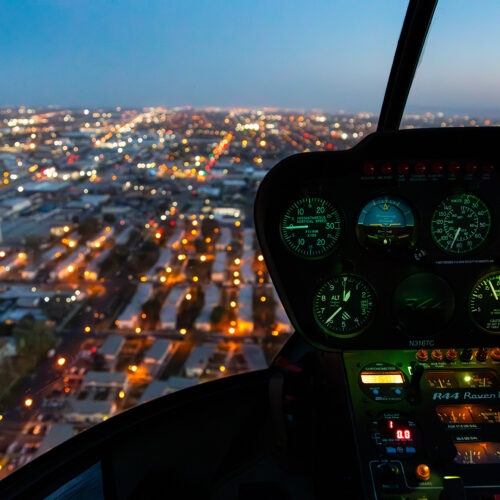 Heli cockpit