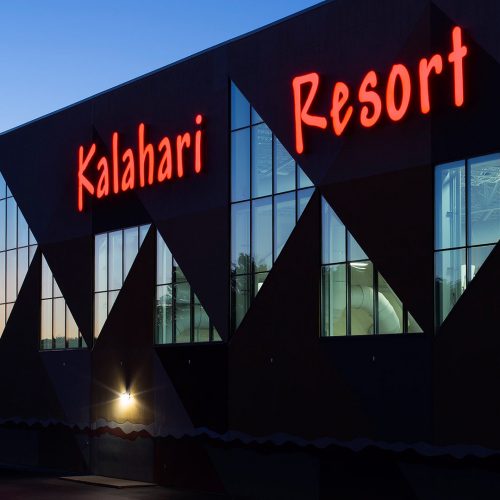 Kalahari Resort neon LED signage