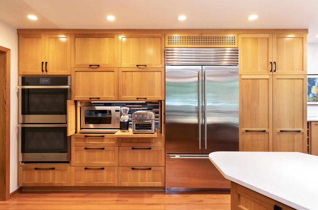Architectural photo of a modern kitchen