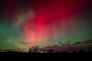 Northern lights over Wisconsin