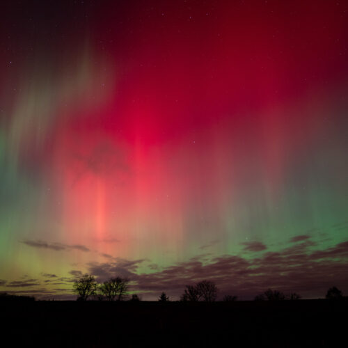 Northern lights over Wisconsin