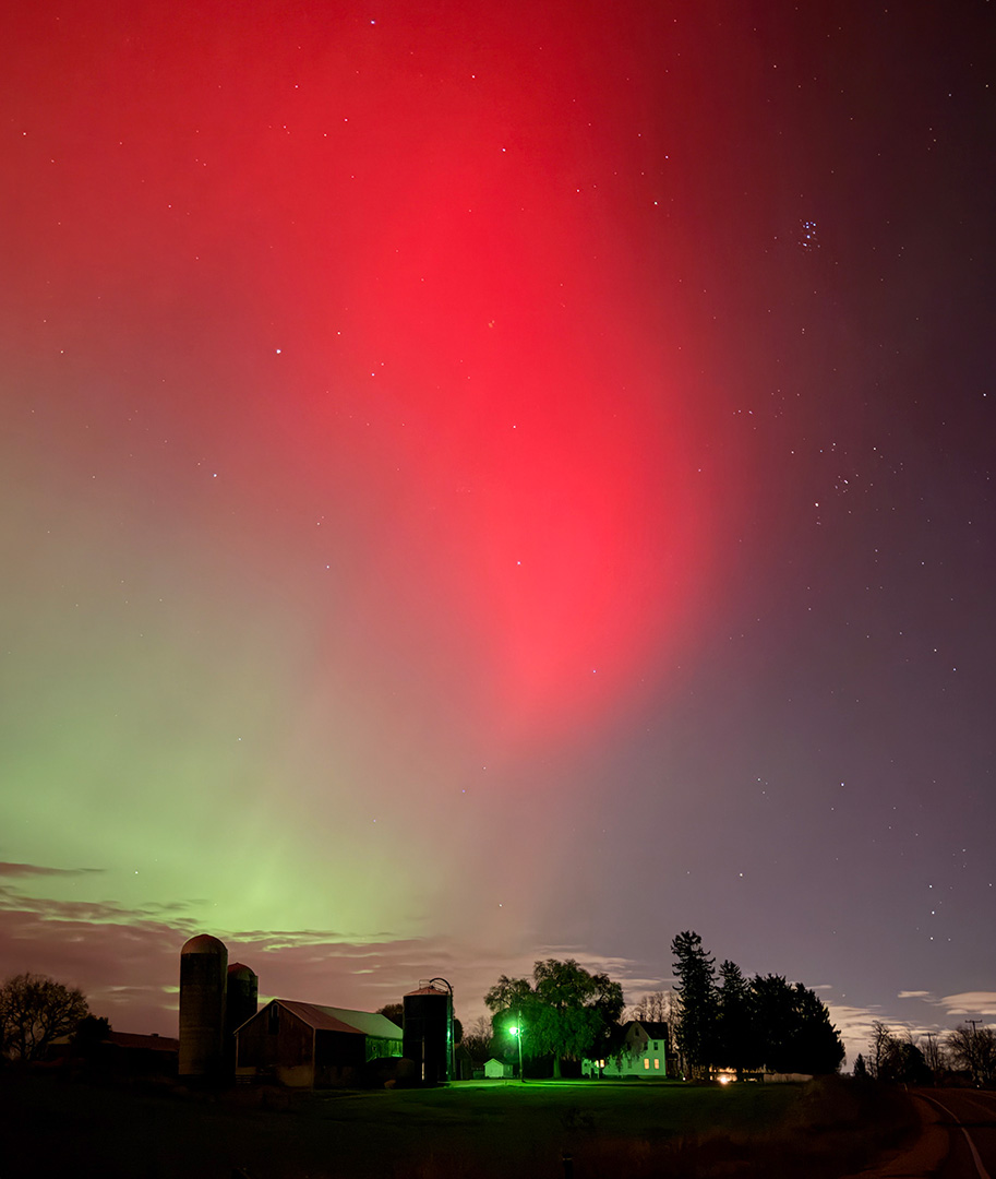 Aurora Borealis in Wisconsin